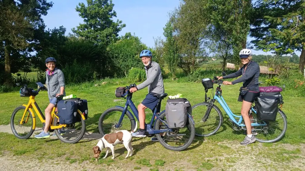 3 vélo au départ de Kerozet avec un déficient visuel!