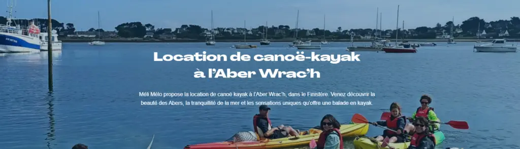 découverte du kayak dans les abers