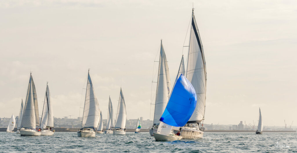 Sailboat in Brest Harbor