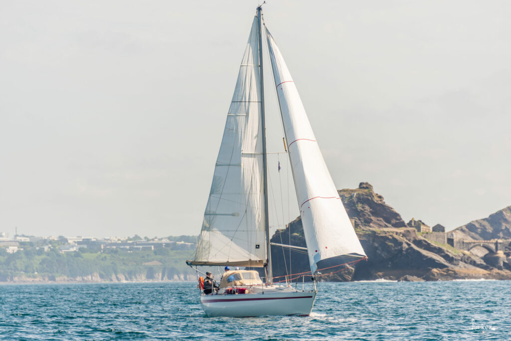 Sailing in Brest on a First 30